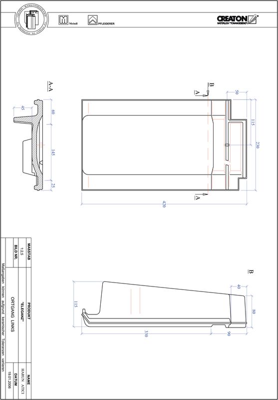 Produkt CAD-Datei ELEGANZ Ortgang links OGL
