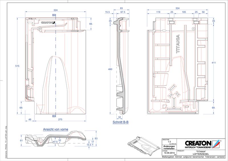 Produkt CAD-Datei TITANIA Lüfterziegel LUEFTZ