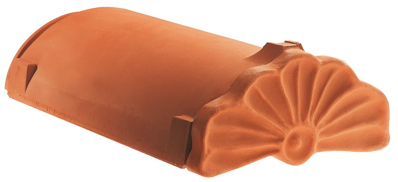 Gratanfänger keramisch mit Muschelform PF GOG (Ton)