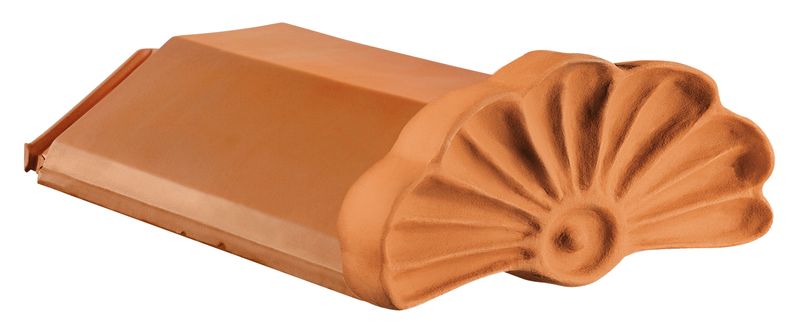 Gratanfänger keramisch mit Muschelform PI HÖN (Ton)
