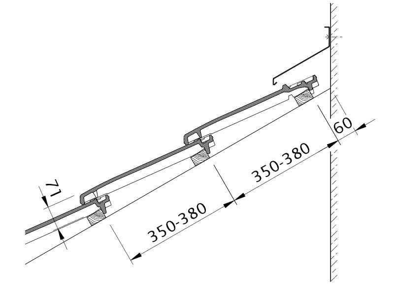 Zeichnung VISIO Wandanschluss WMF