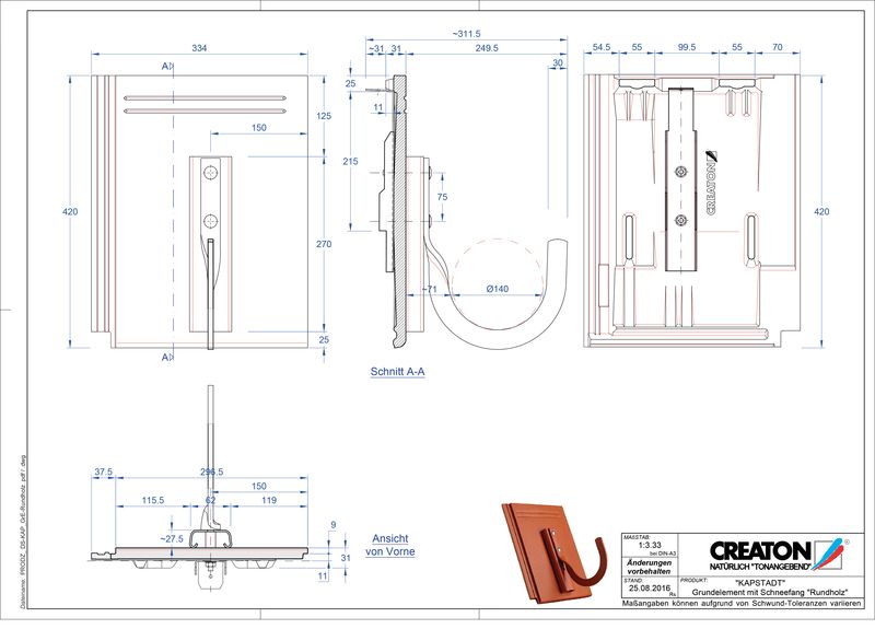 Produkt CAD-Datei KAPSTADT Grundelement Rundholz