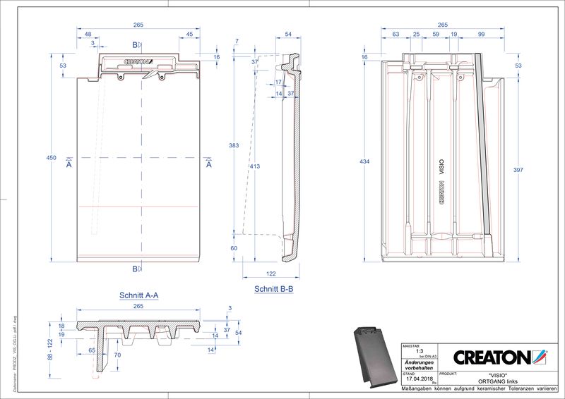 Produkt CAD-Datei VISIO Ortgang links OGL