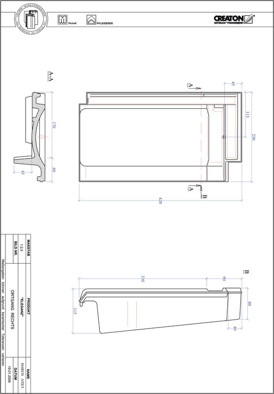 Produkt CAD-Datei ELEGANZ Ortgang rechts OGR