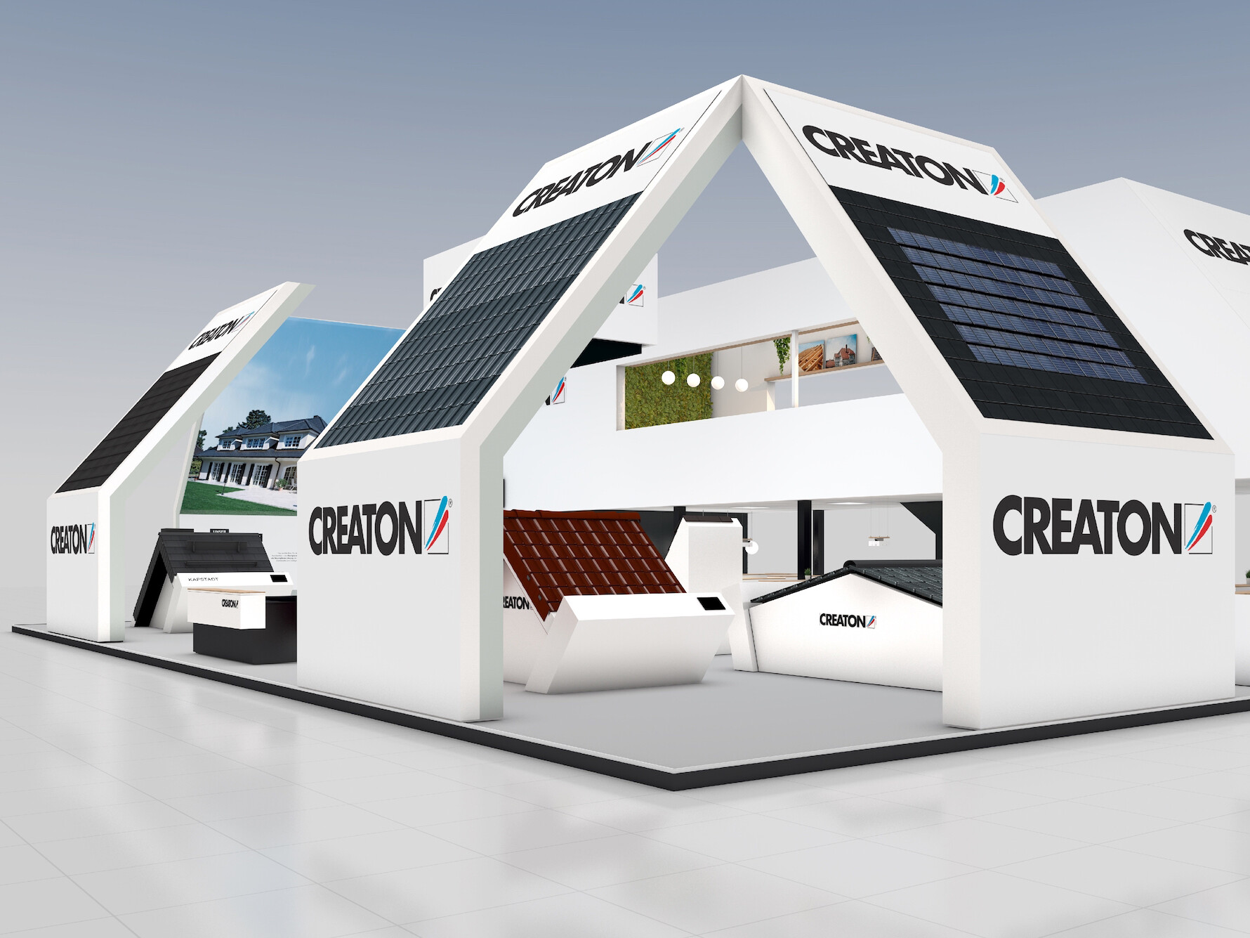 CREATON Messestand Dach+Holz 2020