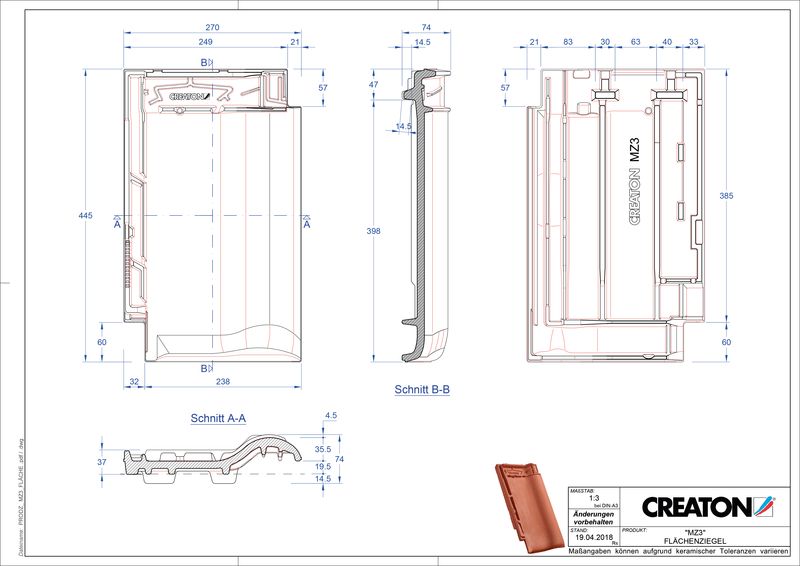 Produkt CAD-Datei MZ3 NEU Fläche FLA