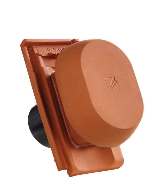ELE SIGNUM keramischer Wrasenlüfter DN 160 mm inkl. Unterdachanschlussadapter
