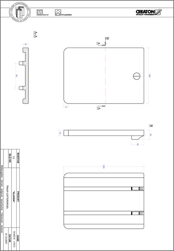 Produkt CAD-Datei KLASSIK Rundschnitt RUND-TRAUF-LUEFTZ