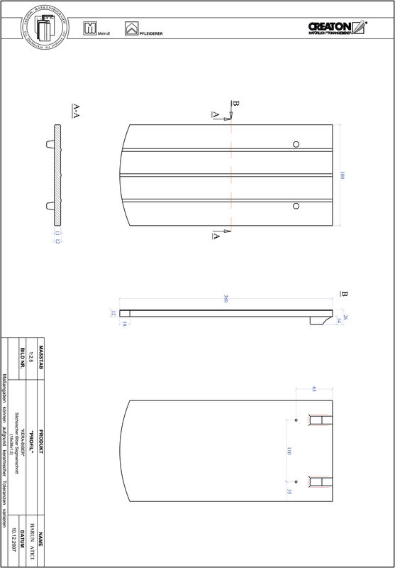 Produkt CAD-Datei PROFIL Segmentschnitt KERA-SAECHS-18-CM-1-1