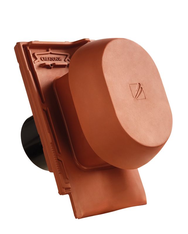 MZ3 NEU SIGNUM keramischer Wrasenlüfter DN 160 mm inkl. Unterdachanschlussadapter