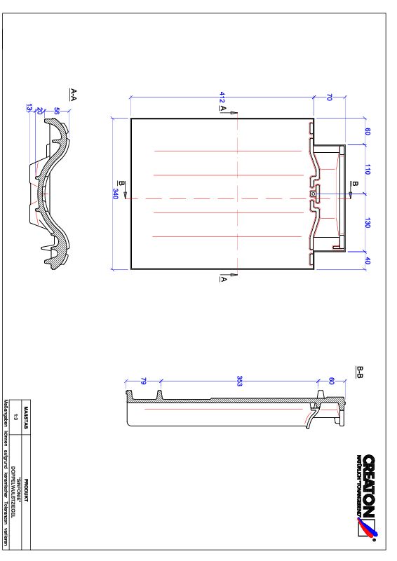 Produkt CAD-Datei SINFONIE Doppelwulstziegel DWZ