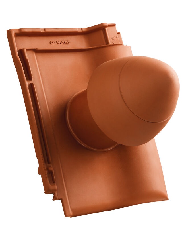 MAG SIGNUM keramisches Dunstrohr DN 125 mm mit abschraubbarer Haube inkl. Unterdachanschlussadapter