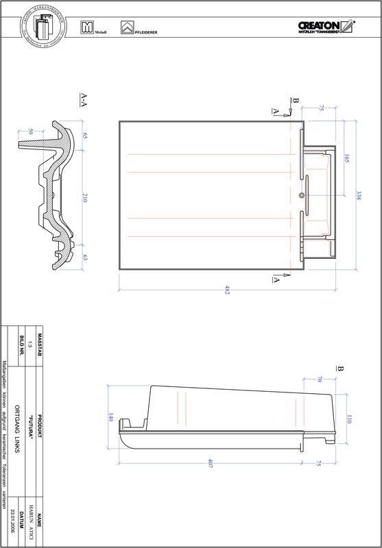 Produkt CAD-Datei FUTURA Ortgang links OGL