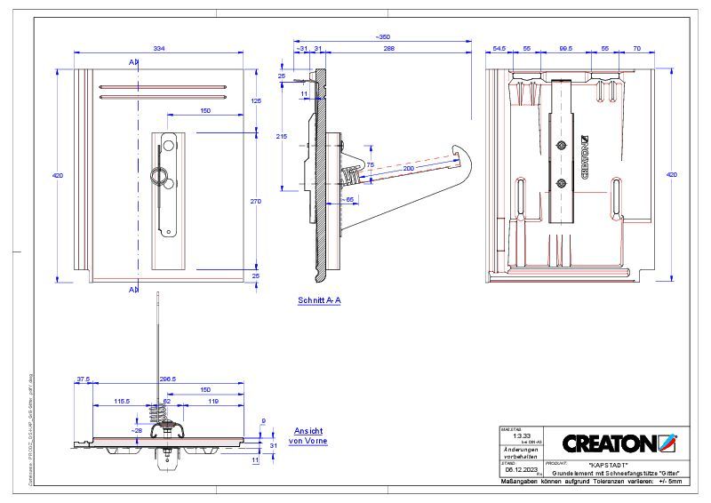 Produkt CAD-Datei KAPSTADT Grundelement Gitter