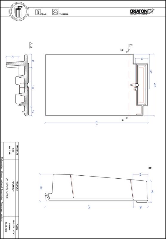 Produkt CAD-Datei DOMINO Ortgang links OGL