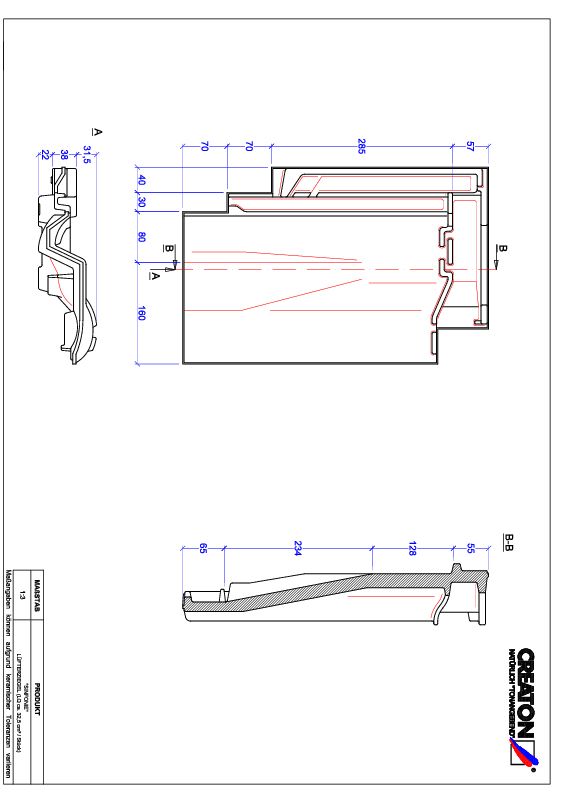 Produkt CAD-Datei SINFONIE Lüfterziegel LUEFTZ