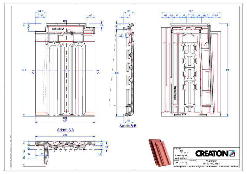 Produkt CAD-Datei REGIUS Ortgang links OGL