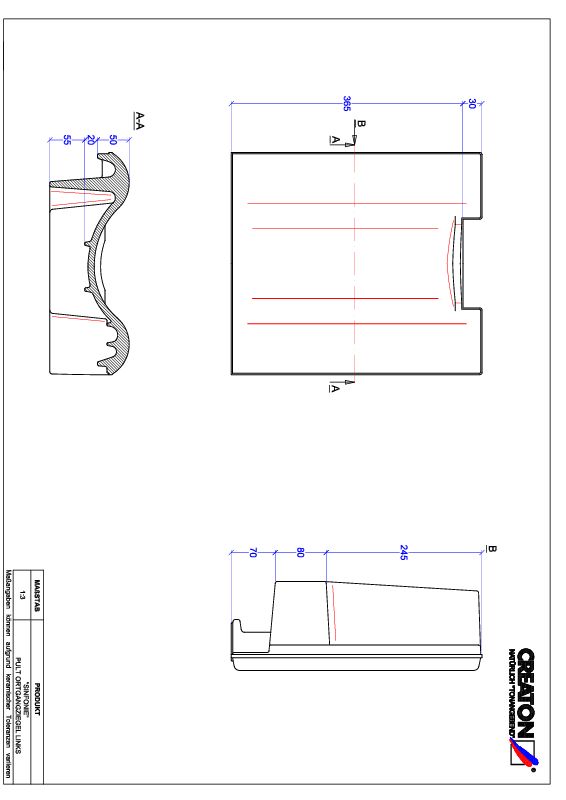 Produkt CAD-Datei SINFONIE Pultziegel Ortgang links PULTOGL