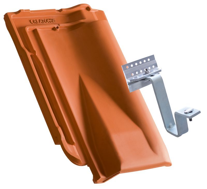 HARMONIE System-Solarhalter-Set für Sparrenmonatage naturrot