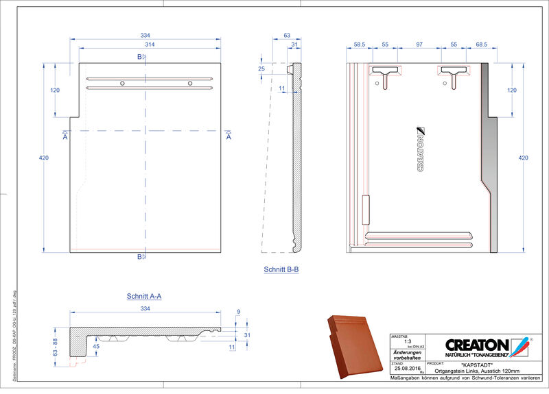 Produkt CAD-Datei KAPSTADT Ortgang links OGL-120