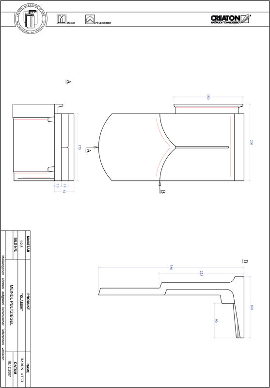 Produkt CAD-Datei KLASSIK Rundschnitt RUND-PULT