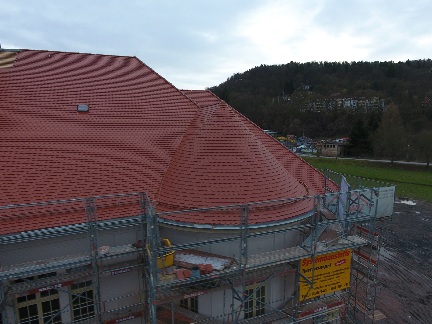 Gesamtansicht des fertige Daches (Fotos: Horn Bedachungen GmbH & Co. KG)