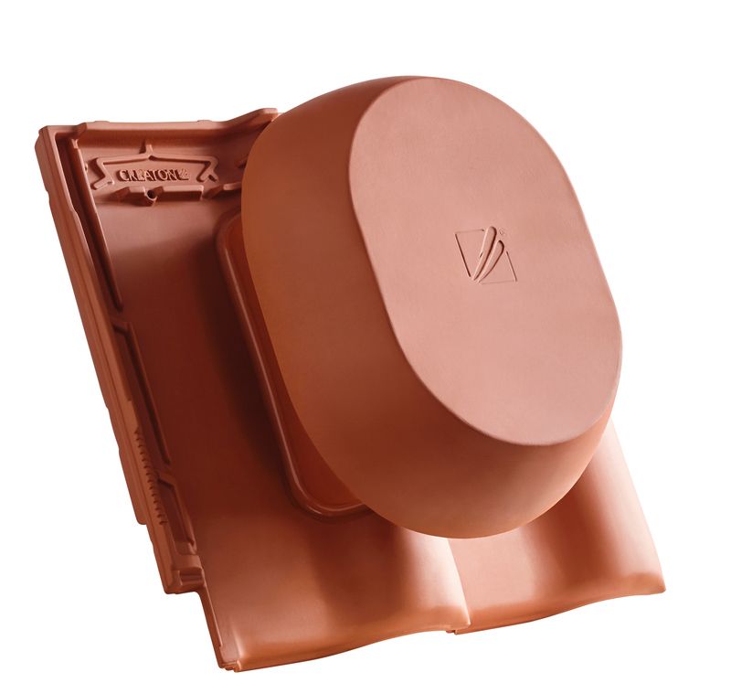 MZ3 NEU SIGNUM keramischer Wrasenlüfter DN 200 mm inkl. Unterdachanschlussadapter