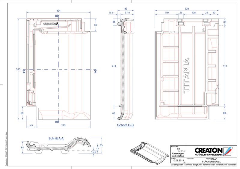 Produkt CAD-Datei TITANIA Fläche FLA