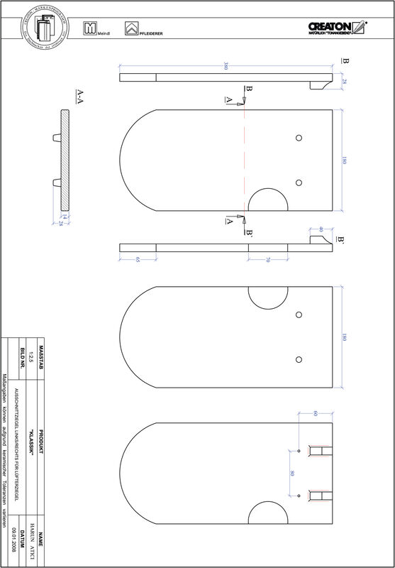 Produkt CAD-Datei KLASSIK Rundschnitt RUND-AUSSCHNITT-LUEFTZ