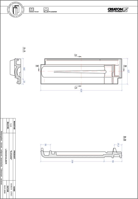 Produkt CAD-Datei ELEGANZ Längshalber LH