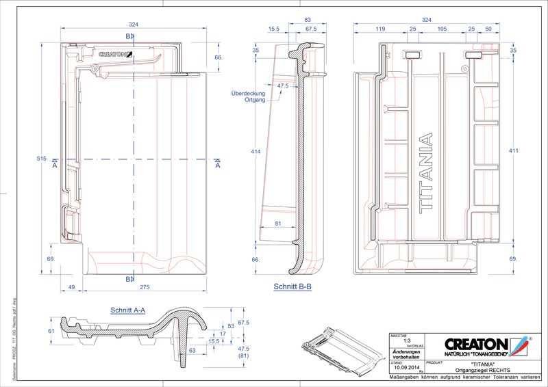 Produkt CAD-Datei TITANIA Ortgang rechts OGR