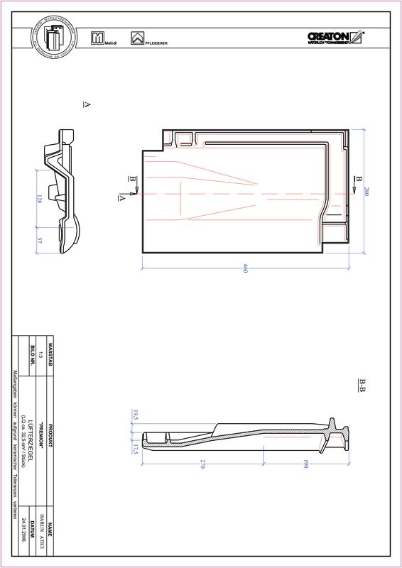 Produkt CAD-Datei PREMION Lüfterziegel LUEFTZ