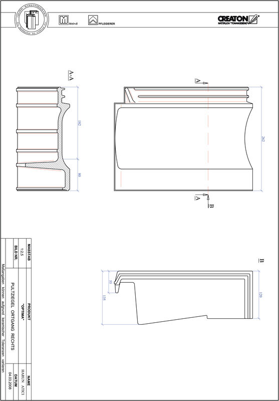 Produkt CAD-Datei TERRA OPTIMA Pultziegel Ortgang rechts PULTOGR