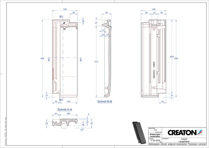 Produkt CAD-Datei VISIO Längshalber LH