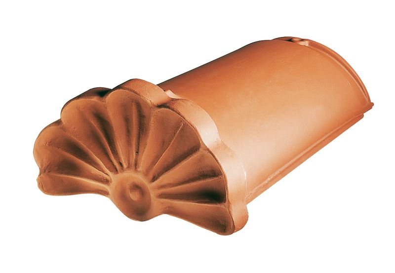 Gratanfänger keramisch mit Muschelform PP GUT (Ton)