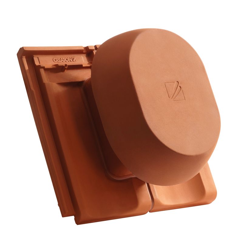 ELE SIGNUM keramischer Wrasenlüfter DN 200 mm inkl. Unterdachanschlussadapter