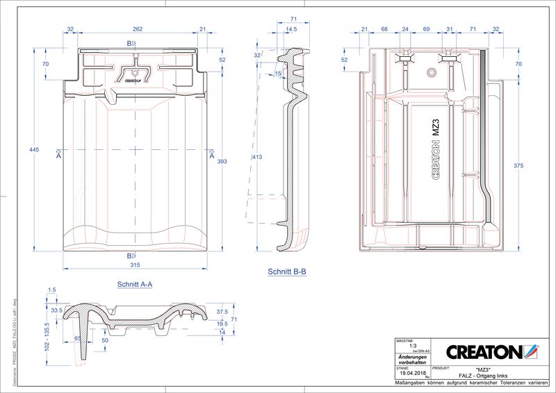 Produkt CAD-Datei MZ3 NEU Firstanschlusslüfter Ortgang links FALOGL
